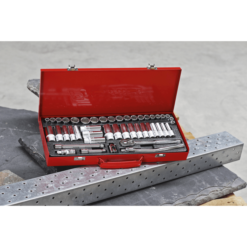 Sealey Socket Set 45pc 3/8"Sq Drive 6pt WallDrive Â¶Ã· - DuoMetric Â¶Ã· Model No-AK692