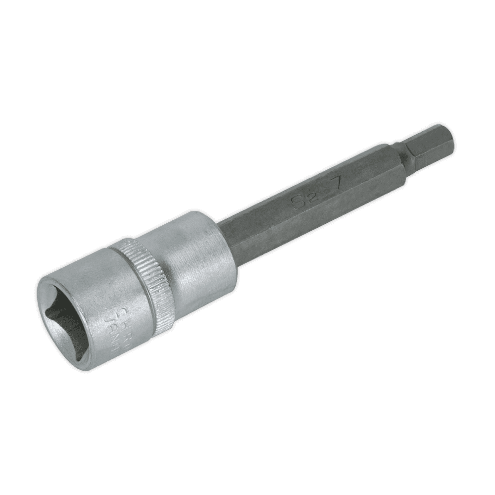 Sealey Hex Socket Bit 7mm Long 1/2"Sq Drive Model No-AK657