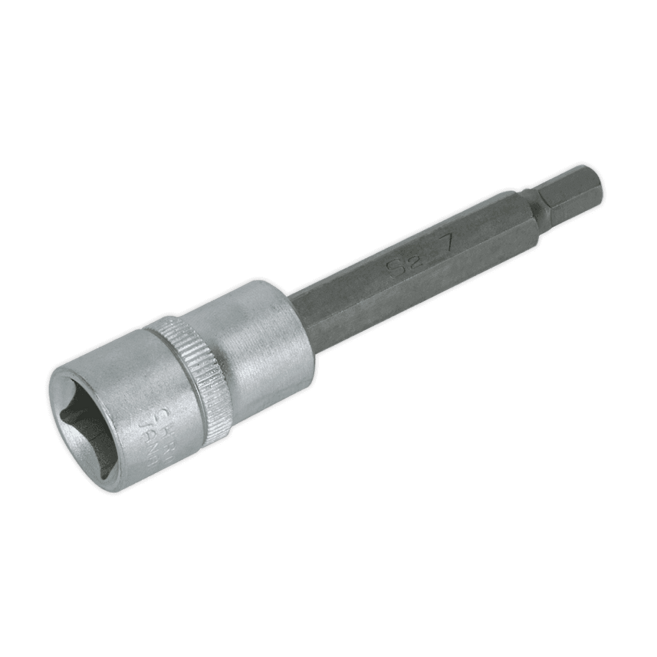 Sealey Hex Socket Bit 7mm Long 1/2"Sq Drive Model No-AK657