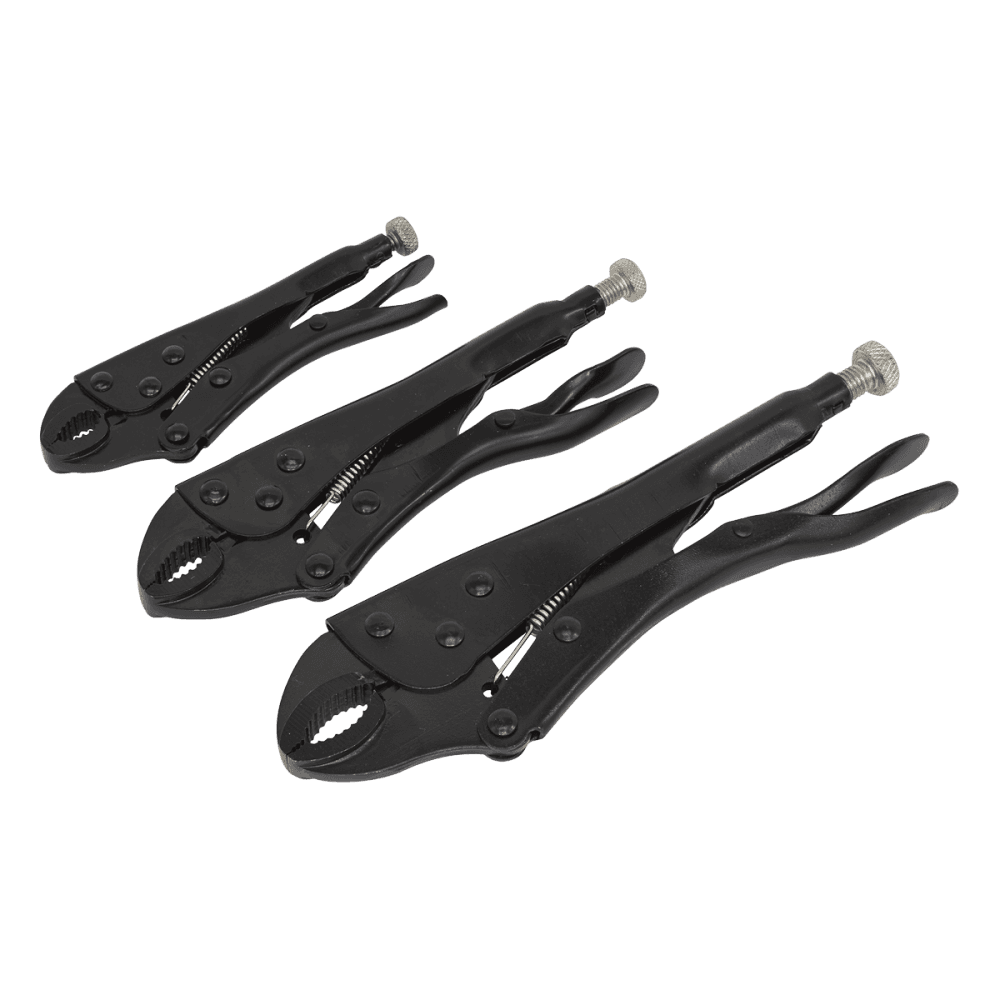 Sealey Locking Pliers Set 3pc Rust Resistant Model No-AK668
