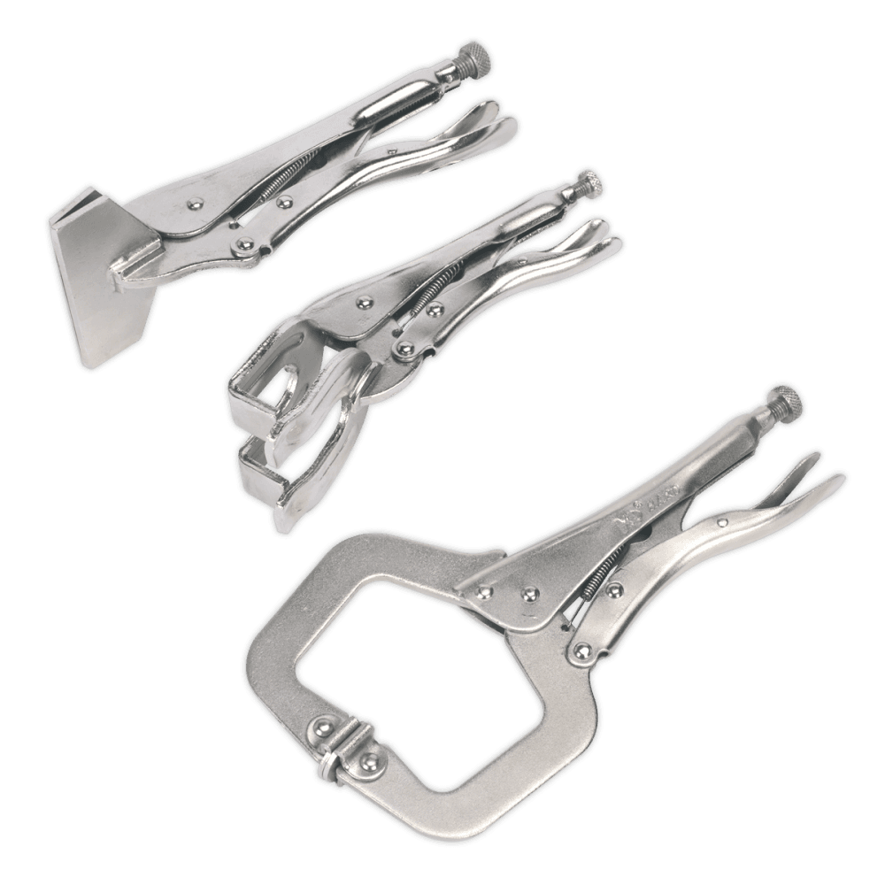 Sealey C-Clamp & Welding Clamp Set 3pc Model No-AK67