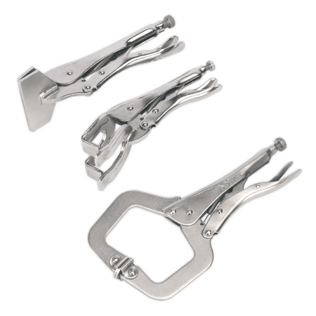 Sealey C-Clamp & Welding Clamp Set 3pc Model No-AK67