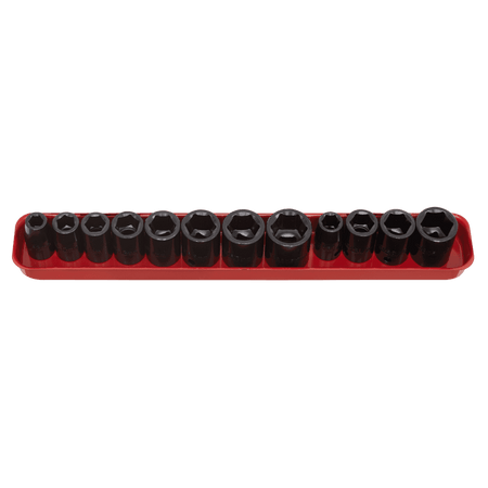Sealey Impact Socket Set 12pc 3/8"Sq Drive Metric/Imperial Model No-AK682