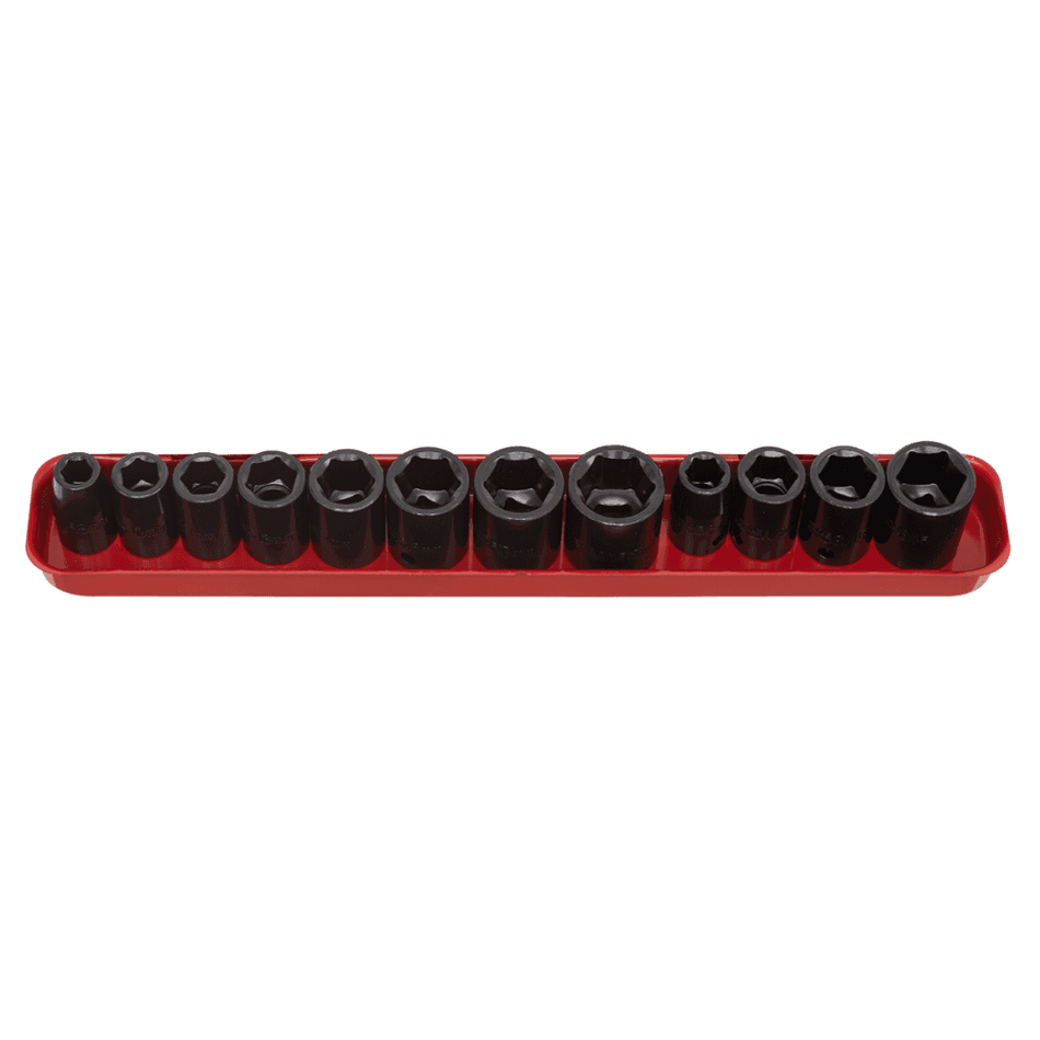 Sealey Impact Socket Set 12pc 3/8"Sq Drive Metric/Imperial Model No-AK682