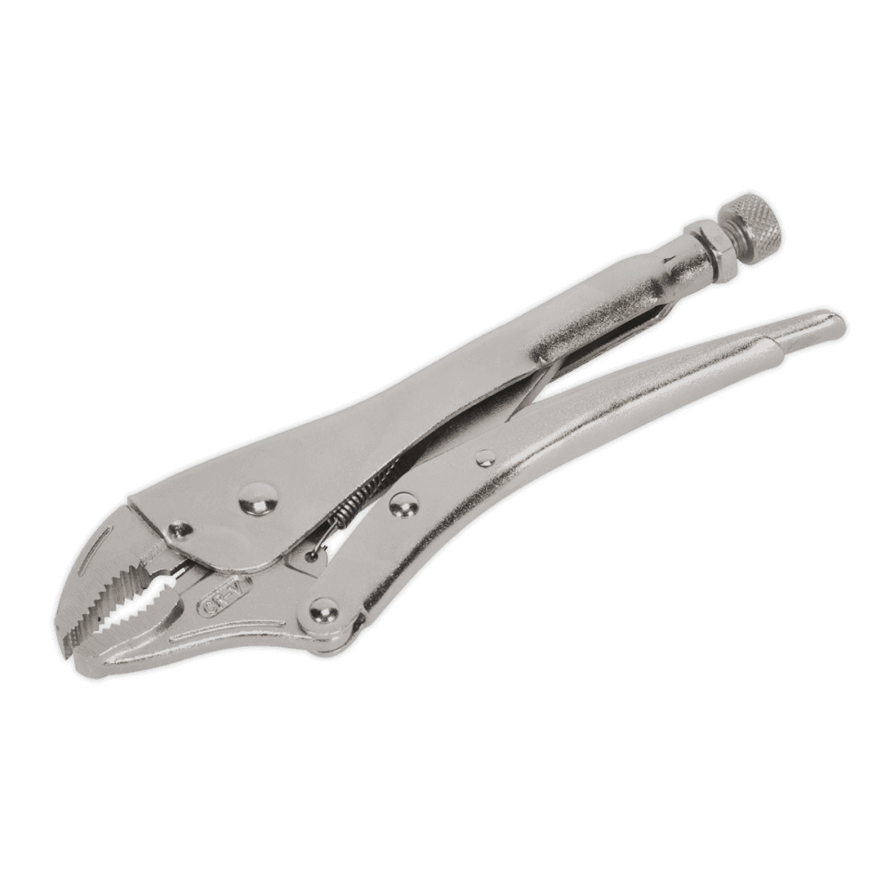 Sealey Locking Pliers Curved Jaws 230mm 0-45mm Capacity Model No-AK6821