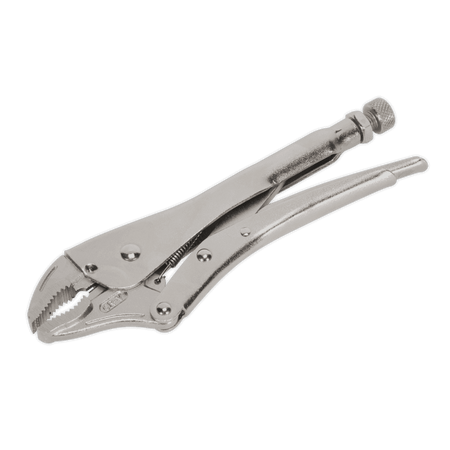Sealey Locking Pliers Curved Jaws 230mm 0-45mm Capacity Model No-AK6821