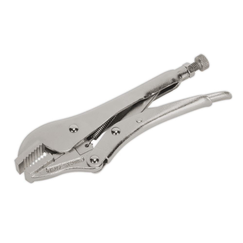 Sealey Locking Pliers Straight Jaws 185mm 0-30mm Capacity Model No-AK6822