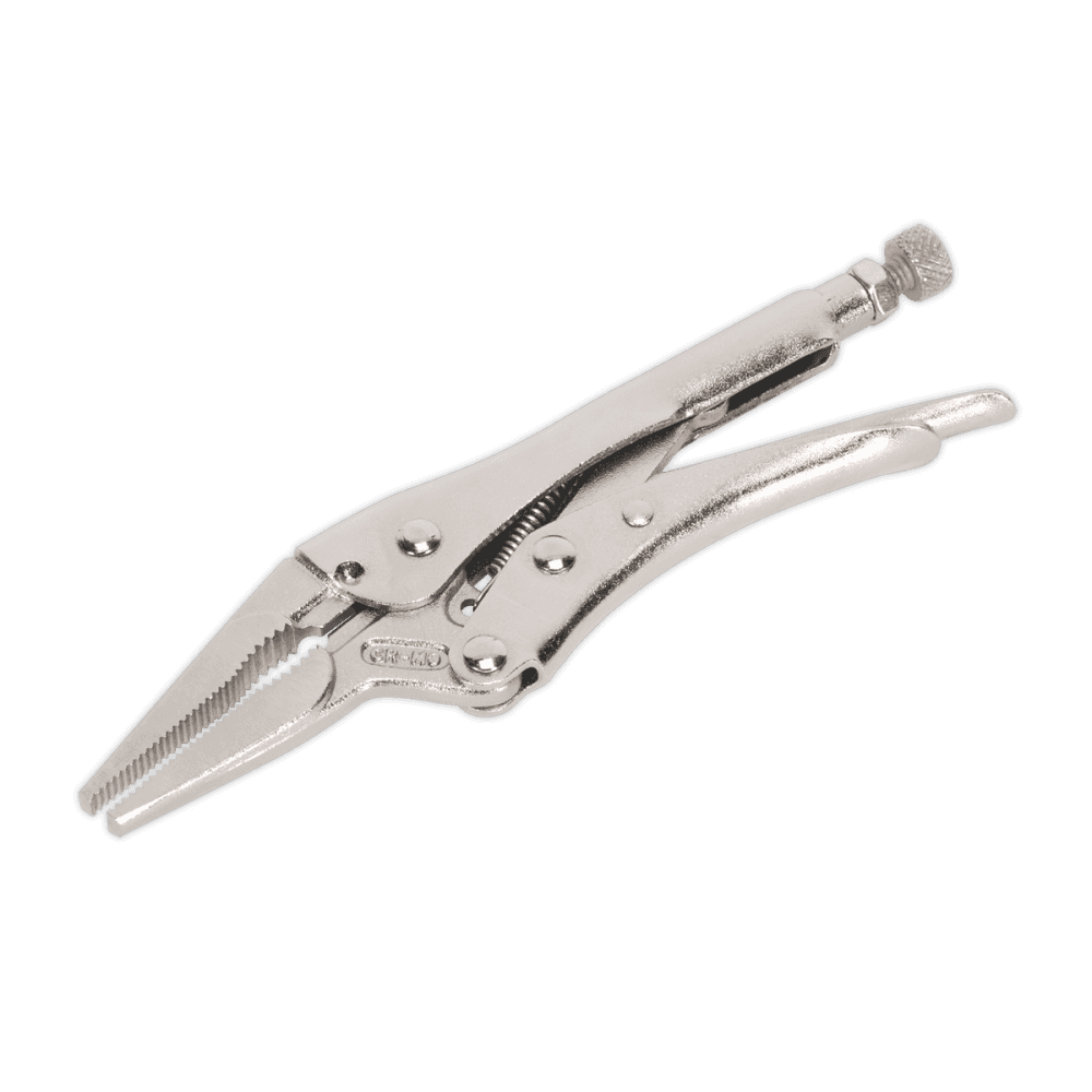 Sealey Locking Pliers Long Nose 170mm 0-50mm Capacity Model No-AK6824