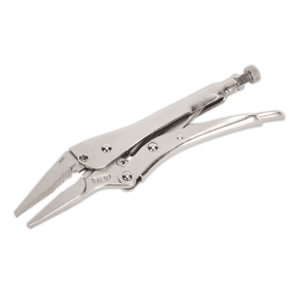 Sealey Locking Pliers Long Nose 210mm 0-60mm Capacity Model No-AK6825