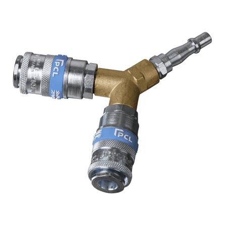 Sealey Twin Coupling Bodies Y-Adaptor Model No-AC87
