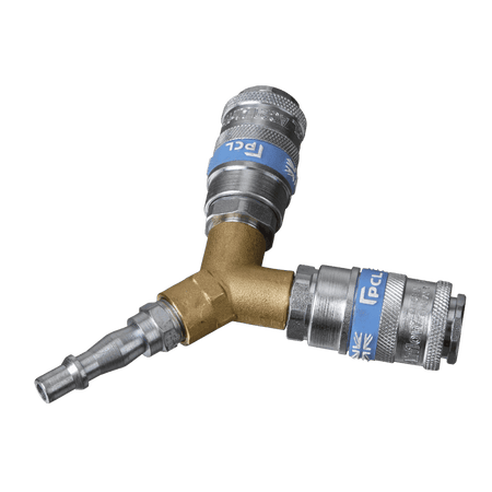 Sealey Twin Coupling Bodies Y-Adaptor Model No-AC87