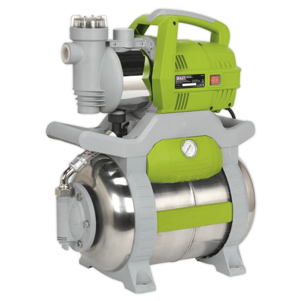 Sealey Surface Mounting Booster Pump Stainless Steel 62ltr/min 230V Model No-WPB062S