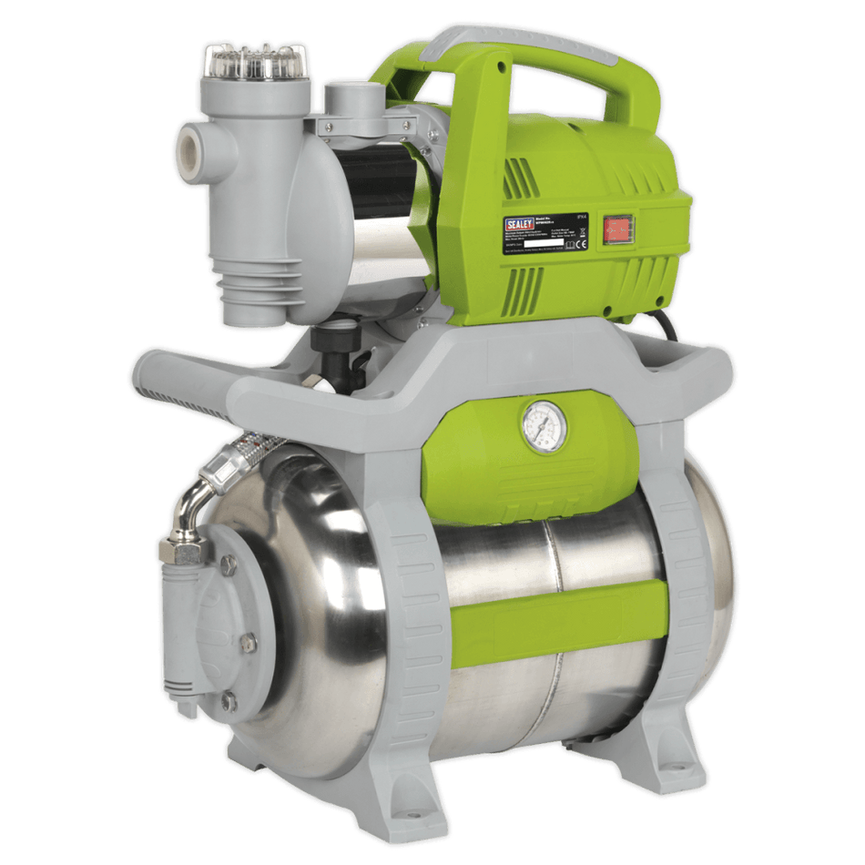 Sealey Surface Mounting Booster Pump Stainless Steel 62ltr/min 230V Model No-WPB062S