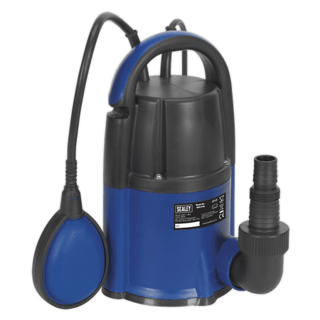 Sealey Submersible Water Pump Automatic Low Level 2mm 117ltr/min 230V Model No-WPL117A