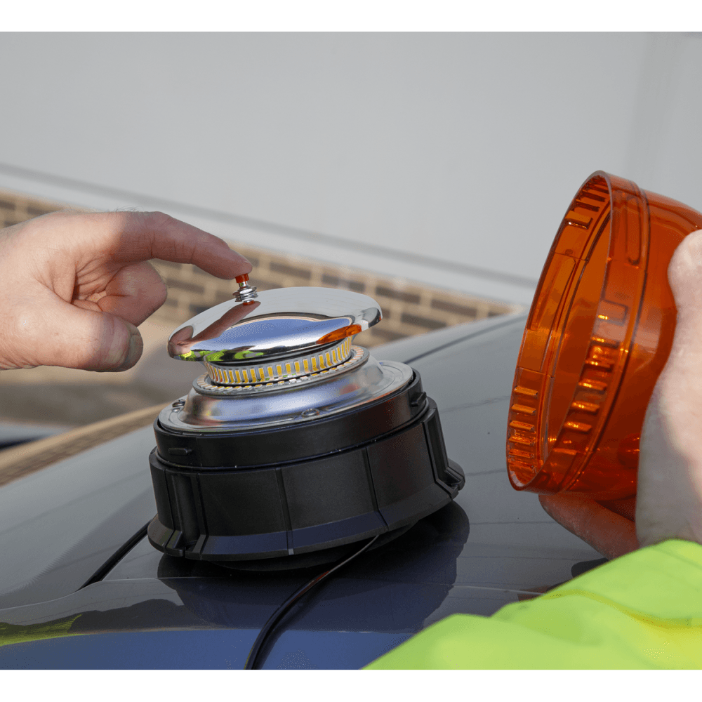 Sealey LED Warning Beacon 12/24V Magnetic Base Model No-WB954LED