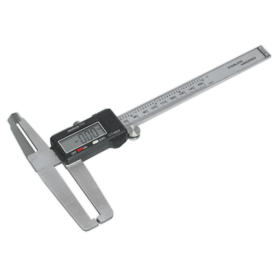 Sealey Digital Brake Disc & Drum Calliper 150mm/6" Model No-VS0566