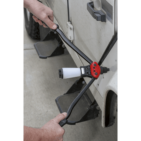 Sealey Medium-Arm Riveter with Collection Bowl Model No-AK3983