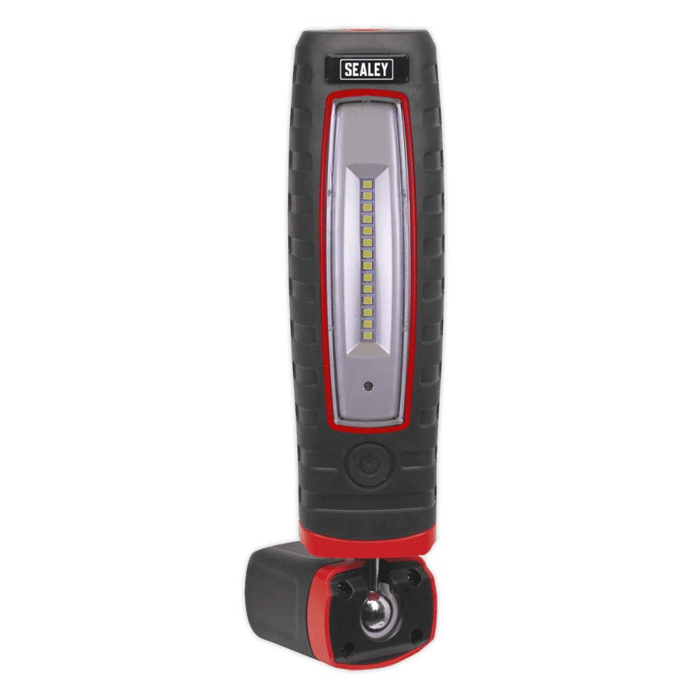 Sealey Cordless 360Â¶Ãº 10 SMD + 3W LED Rechargeable Inspection Lamp Black Lithium-ion Model No-LED360