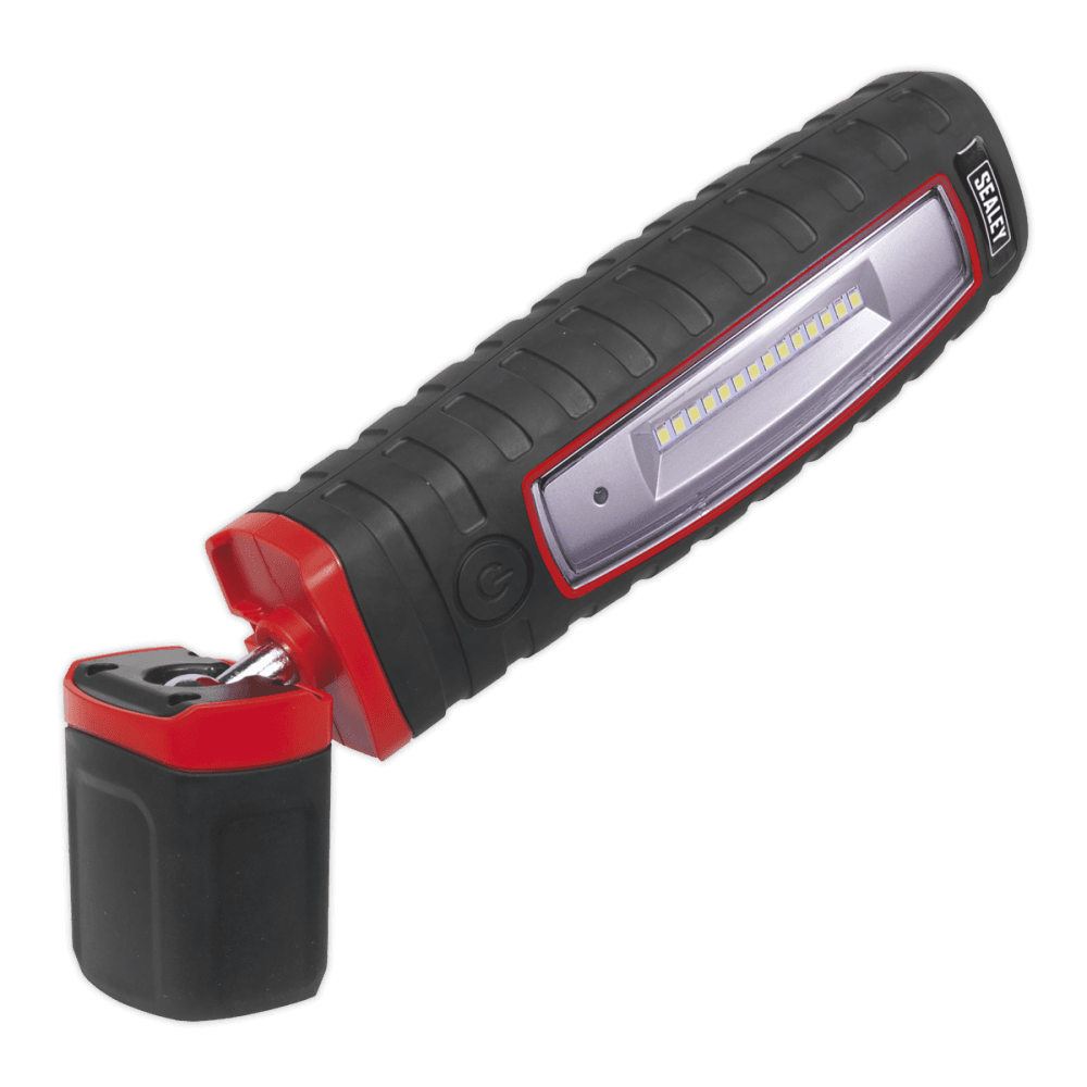 Sealey Cordless 360Â¶Ãº 10 SMD + 3W LED Rechargeable Inspection Lamp Black Lithium-ion Model No-LED360