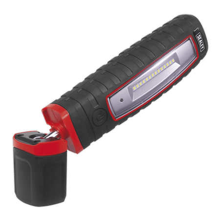 Sealey Cordless 360Â¶Ãº 10 SMD + 3W LED Rechargeable Inspection Lamp Black Lithium-ion Model No-LED360