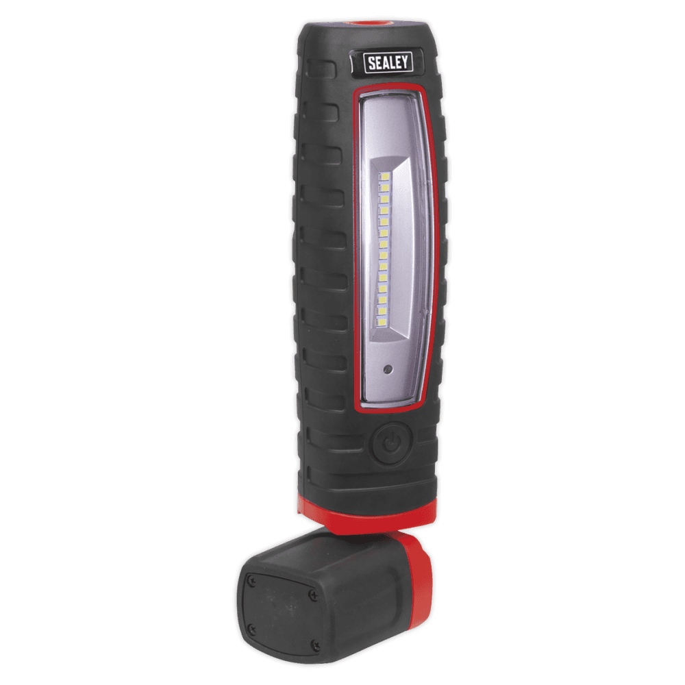 Sealey Cordless 360Â¶Ãº 10 SMD + 3W LED Rechargeable Inspection Lamp Black Lithium-ion Model No-LED360
