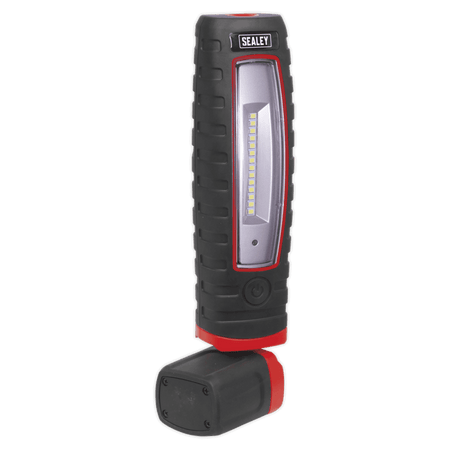 Sealey Cordless 360Â¶Ãº 10 SMD + 3W LED Rechargeable Inspection Lamp Black Lithium-ion Model No-LED360