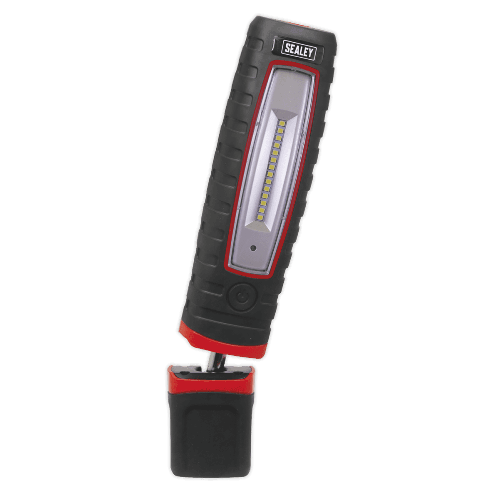 Sealey Cordless 360Â¶Ãº 10 SMD + 3W LED Rechargeable Inspection Lamp Black Lithium-ion Model No-LED360
