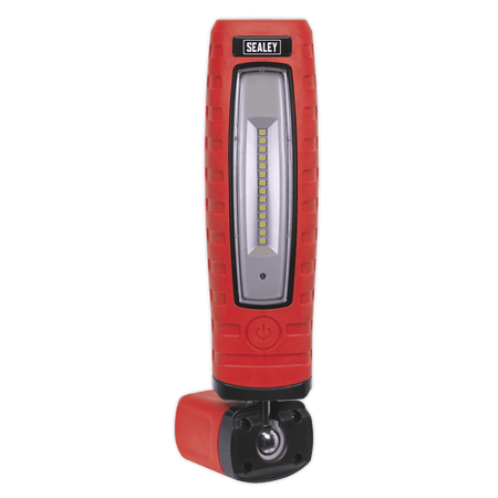 Sealey Cordless 360Â¶Ãº 10 SMD + 3W LED Rechargeable Inspection Lamp Red Lithium-ion Model No-LED360R
