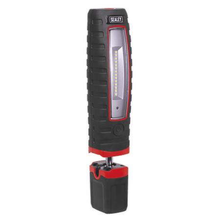 Sealey Cordless 360Â¶Ãº 10 SMD + 3W LED Rechargeable Inspection Lamp Red Lithium-ion Model No-LED360R