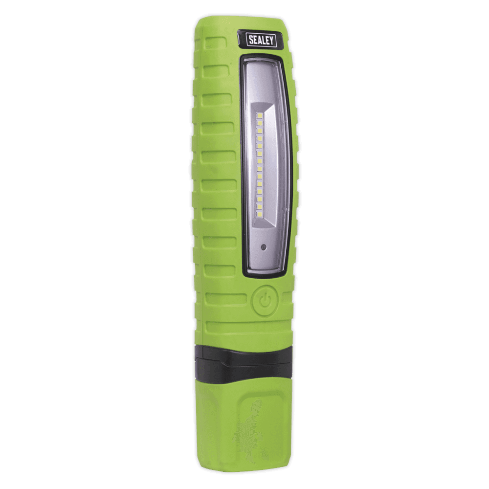 Sealey Cordless 360Â¶Ãº 10 SMD + 3W LED Rechargeable Inspection Lamp Green Lithium-ion Model No-LED360G