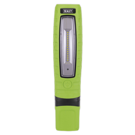 Sealey Cordless 360Â¶Ãº 10 SMD + 3W LED Rechargeable Inspection Lamp Green Lithium-ion Model No-LED360G