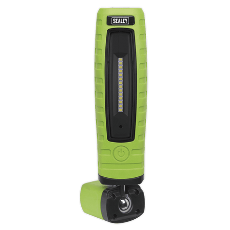 Sealey Cordless 360Â¶Ãº 10 SMD + 3W LED Rechargeable Inspection Lamp Green Lithium-ion Model No-LED360G