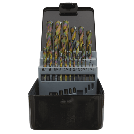 Sealey HSS Drill Bit Set 25pc Titanium Coated - Metric Model No-S0938
