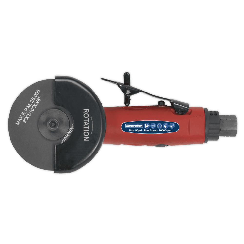 Sealey Air Cut-Off Tool 75mm Straight Model No-GSA26