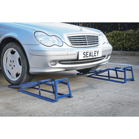 Sealey Car Ramp Extensions 400kg Each/800kg per Pair Model No-CAR2001