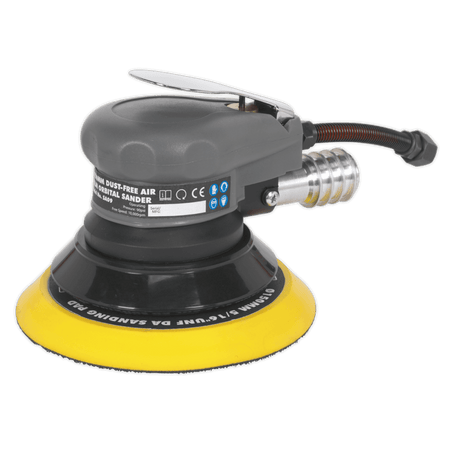 Sealey Air Palm Orbital Sander 150mm Dust-Free Model No-SA09