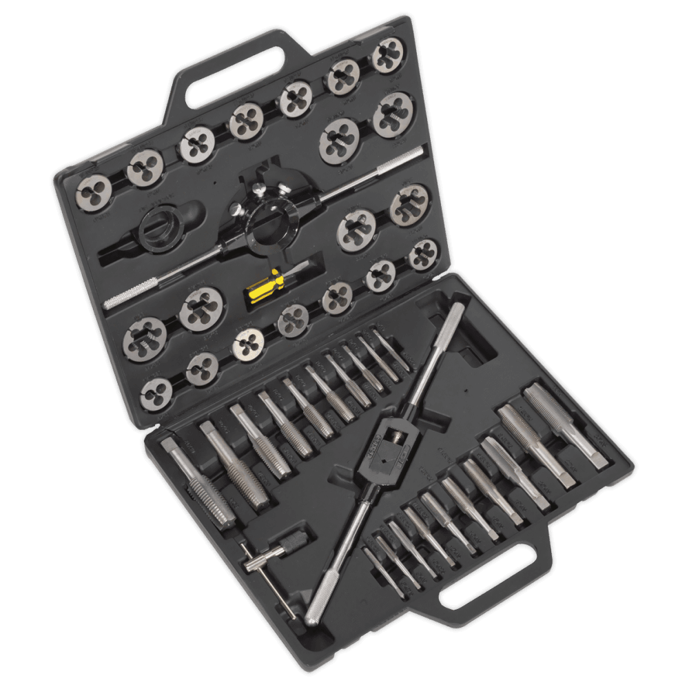 Sealey Tap & Die Set 45pc Split Dies Imperial Model No-AK303IMP