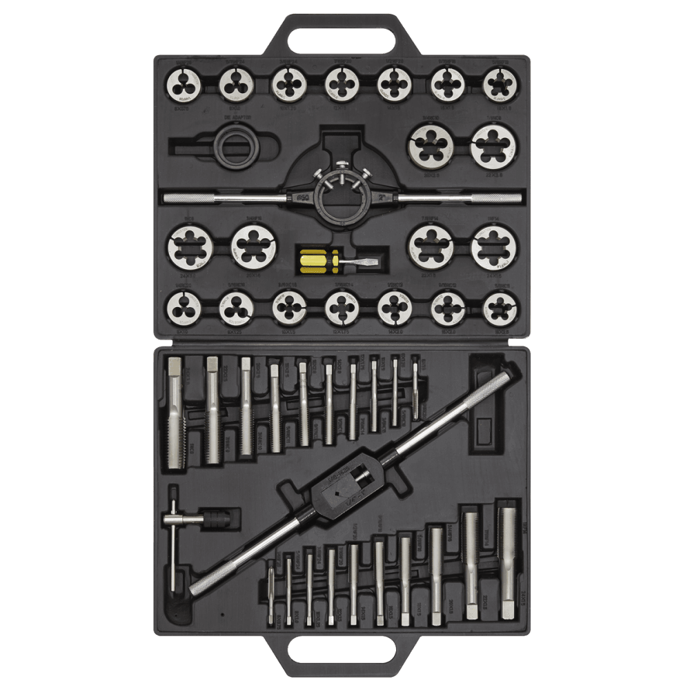 Sealey Tap & Die Set 45pc Split Dies Imperial Model No-AK303IMP