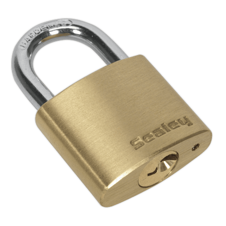 Sealey Brass Body Padlock 30mm Model No-PL100