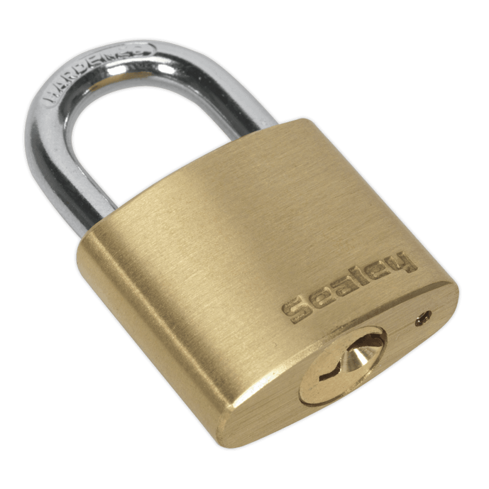 Sealey Brass Body Padlock 30mm Model No-PL100