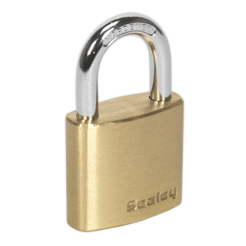 Sealey Brass Body Padlock 30mm Model No-PL100