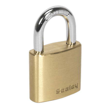 Sealey Brass Body Padlock 30mm Model No-PL100