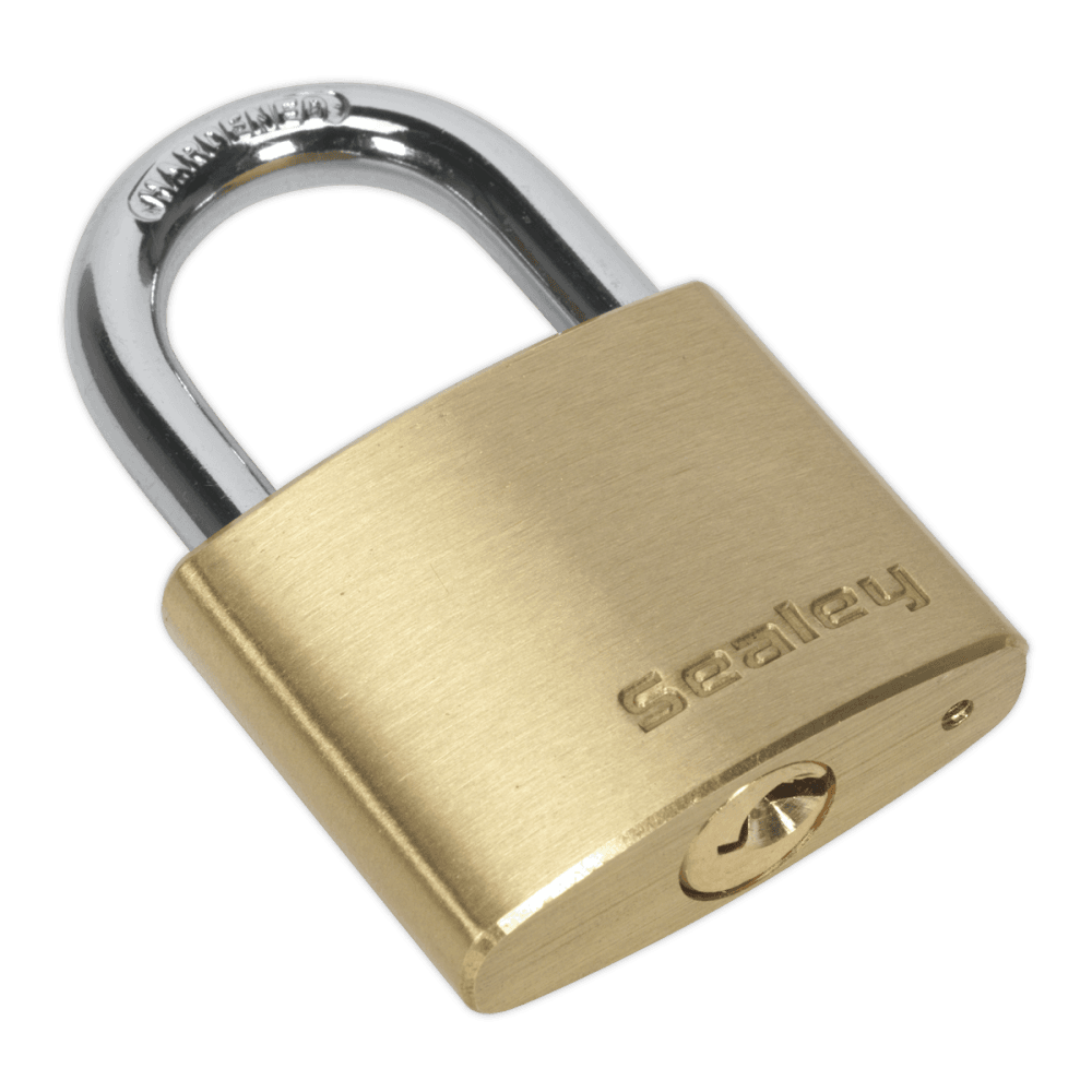 Sealey Brass Body Padlock 40mm Model No-PL101