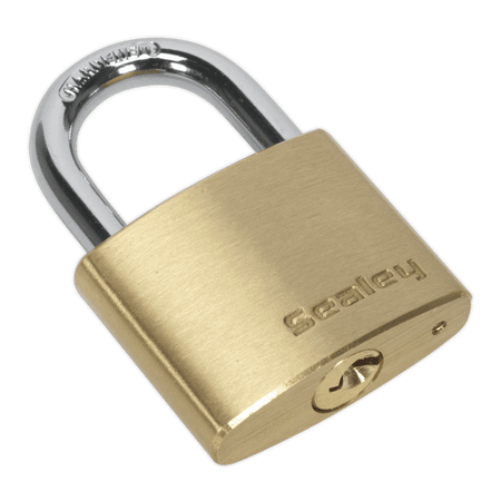 Sealey Brass Body Padlock 40mm Model No-PL101