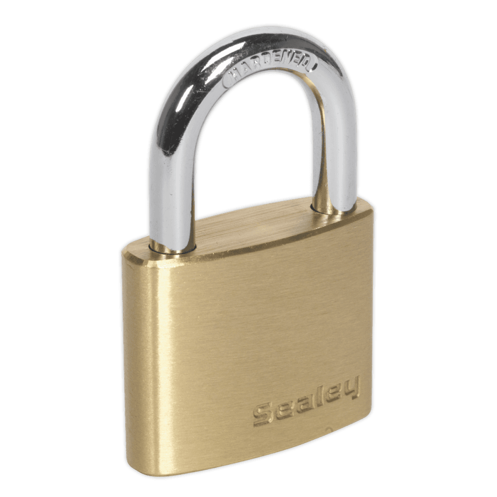 Sealey Brass Body Padlock 40mm Model No-PL101