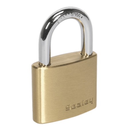 Sealey Brass Body Padlock 40mm Model No-PL101