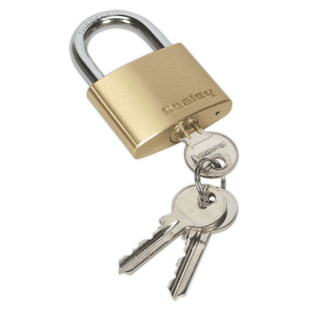 Sealey Brass Body Padlock 50mm Model No-PL102