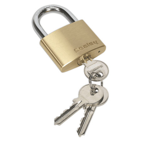 Sealey Brass Body Padlock 50mm Model No-PL102