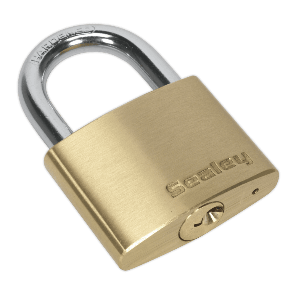 Sealey Brass Body Padlock 50mm Model No-PL102