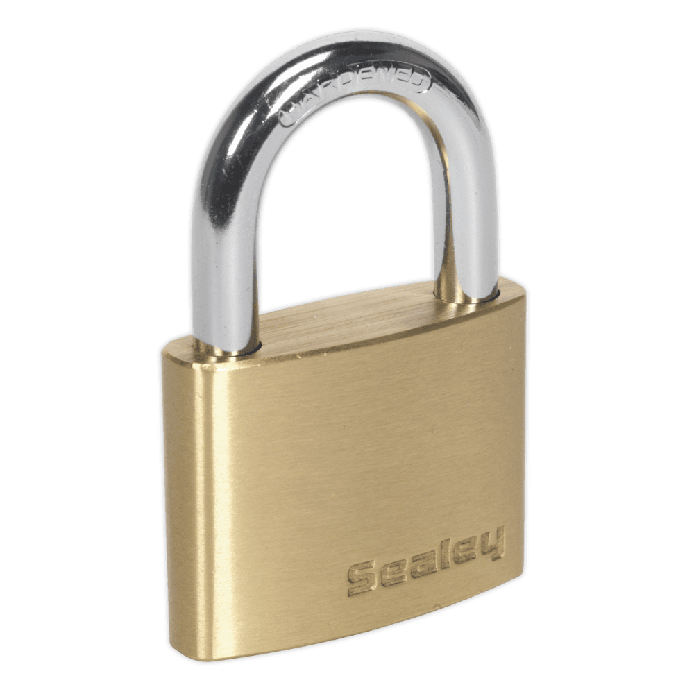 Sealey Brass Body Padlock 50mm Model No-PL102